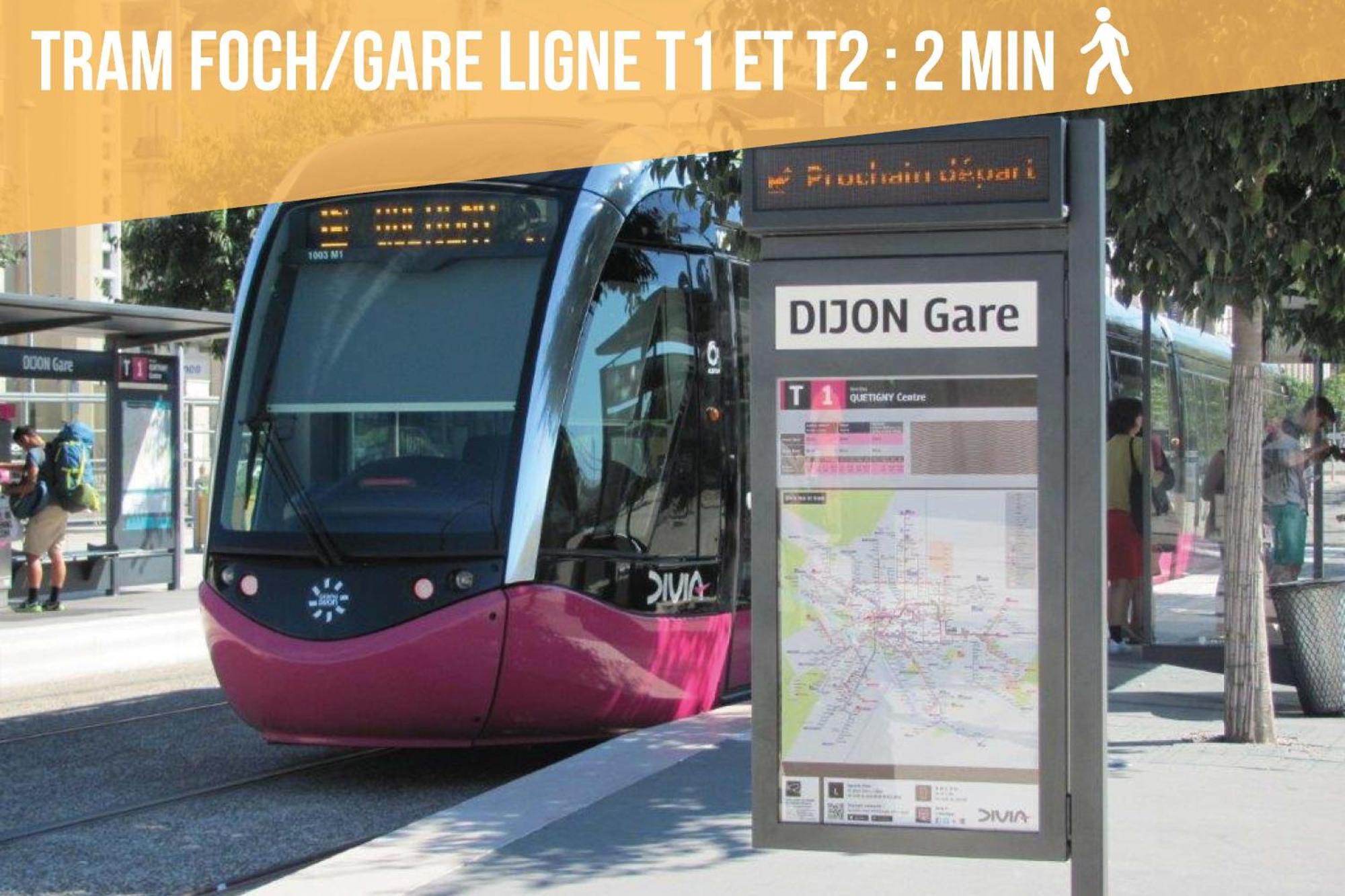 Le Millotet - Agréable studio à 2 mn Dijon Gare Exterior foto